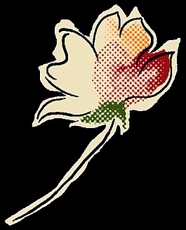 古典手繪花朵裝飾元素