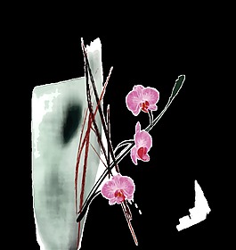 中國風(fēng)花朵裝飾元素