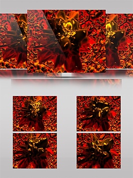 紅色炫彩光束視頻素材