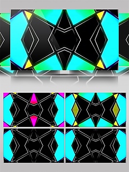 動(dòng)感三角光束視頻素材