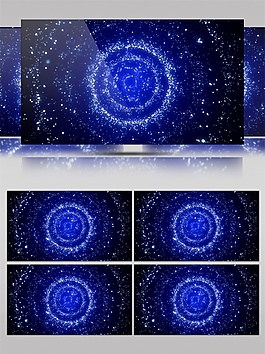 藍(lán)光星際光球視頻素材