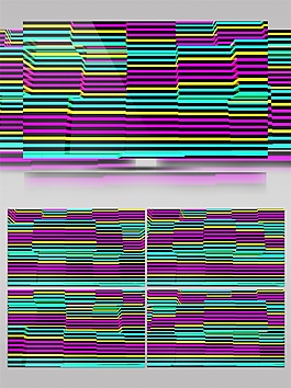 綠色夢幻光束視頻素材