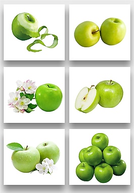 Apple綠色蘋(píng)果免扣PNG素材