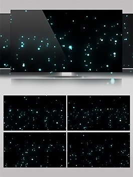 蓝色光斑宇宙视频素材