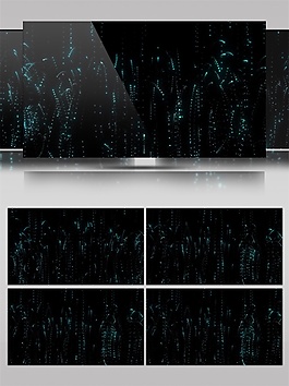綠色光束楊柳視頻素材