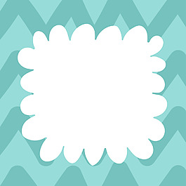 藍(lán)色邊框空白背景圖