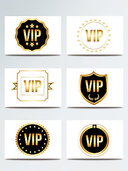 金色立體邊框VIP