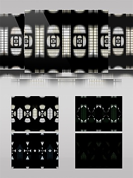 白色動感光斑動態(tài)視頻素材