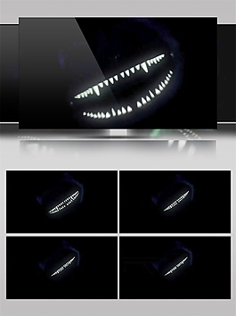 白色迷幻炫光動態(tài)視頻素材