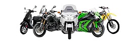 多樣式摩托車(chē)png元素