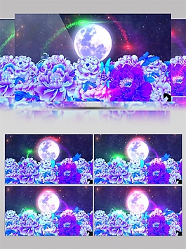 紫色星球視頻素材