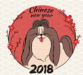 手繪中國新年海報(bào)