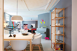 簡約餐廳個性吊燈效果圖