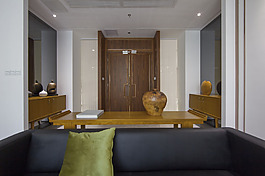 簡約客廳沙發(fā)工裝效果圖