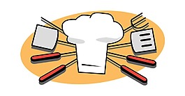 烤肉店BBQ簽子夾子png元素