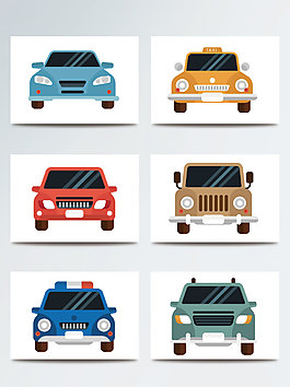 小汽車矢量素材