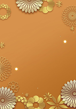 2018狗年春節(jié)黃色中國(guó)風(fēng)3D立體海報(bào)