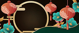 新年傳統(tǒng)幾何黑色背景