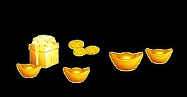 卡通金幣元寶設(shè)計(jì)圖