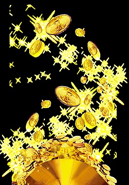 懸浮金幣圖案設計