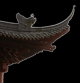 黑色瓦楞屋檐圖案設(shè)計(jì)