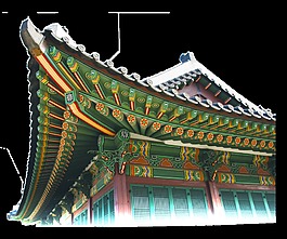 中國式古風屋檐設計