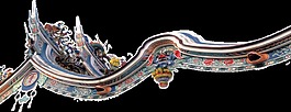 喜慶中式屋檐素材設(shè)計
