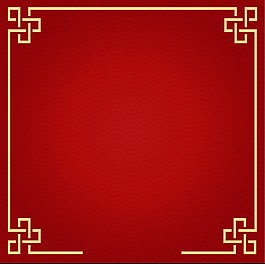 紅色復古簡潔新年背景