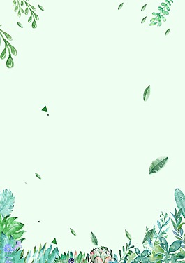 扁平小清新立春背景