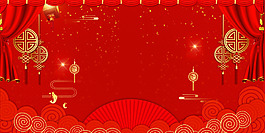 背景喜慶紅色新春