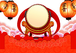 2018狗年春節(jié)海報背景