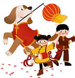 2018狗年春節年畫