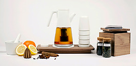 白色小清新的創意茶具jpg