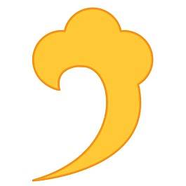 創(chuàng)意黃色圖形png元素