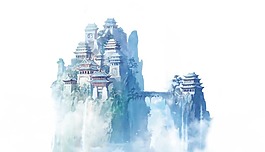 卡通動(dòng)漫仙境png元素