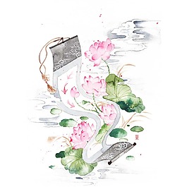 創(chuàng)意手繪花朵png元素