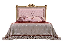 欧式双人床png元素