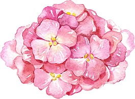 卡通粉色花瓣png元素
