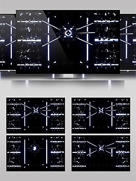 白色星光宇宙動態(tài)視頻素材