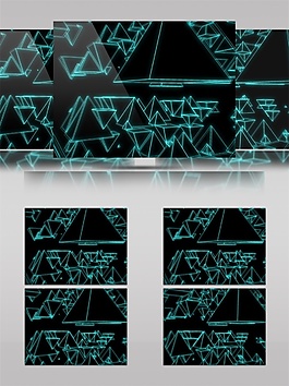 藍色曲折光束動態視頻素材