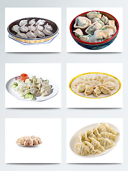新年团圆饺子图案素材