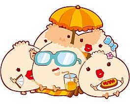 卡通動(dòng)漫人物png元素
