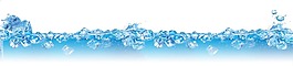 卡通藍(lán)色水珠png元素