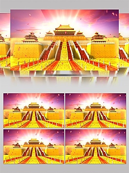 黃金大道視頻素材