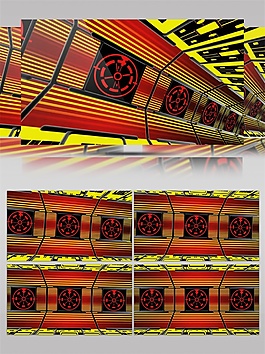 光束太空隧道動態(tài)視頻素材