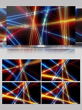 金色交錯光束動態(tài)視頻素材