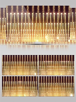 金色迷幻光束動態(tài)視頻素材