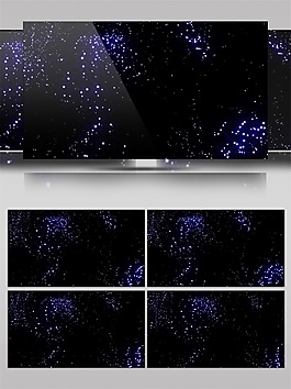 紫色星光宇宙動態(tài)視頻素材