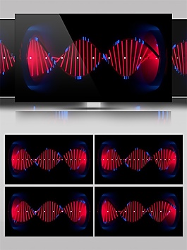 紅色光束貝殼動態(tài)視頻素