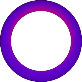 卡通紫色圓環(huán)png元素